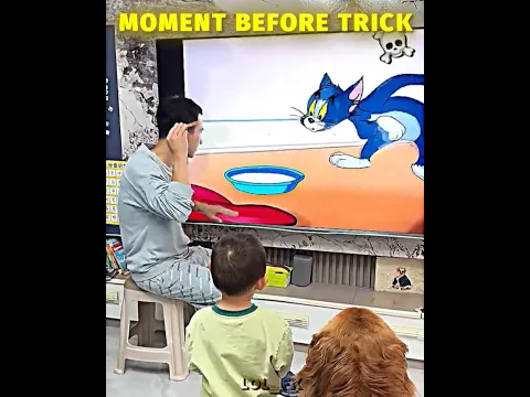 Dad making his son happy with some fun TV moments ❤️🥹