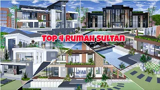 bagi bagi id top 4 rumah sultan fasilitas lengkap di sakura school simulator 