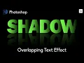 Photoshop Create a Powerful Dramatic Deep Overlapping Text Effect with Reflection