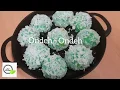 Lagu Ondeh - Ondeh  Recipe  / Pandan -flavored Glutinous Rice Ball with Palm Sugar