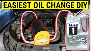 How To Do The EASIEST Oil Change 20 Extractor Pump demo on Mercedes C250