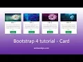 Bootstrap 4 Tutorial - Card