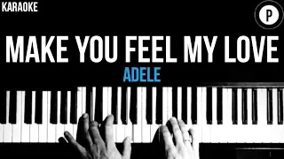 Download Adele - Make You Feel My Love Karaoke SLOWER Acoustic Piano Instrumental Cover Lyrics MP3