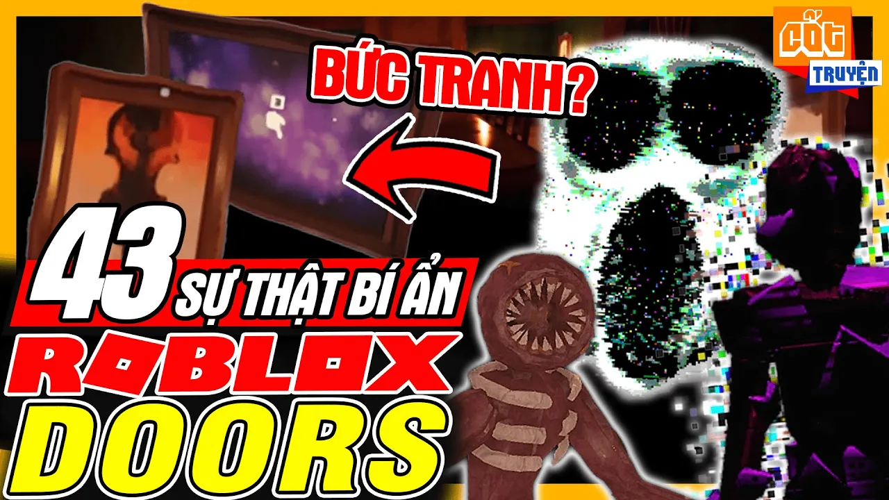 Roblox Doors - Top 43 Sự Thật Bí Ẩn | Nguồn Gốc Những Bức Tranh - meGAME