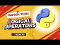 Python Logical Operators Explained with Real Examples
