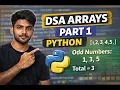 DSA Series Arrays Part 1 Count Odd Numbers in Python Array