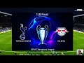 PES 2020 | Tottenham vs Leipzig | UEFA Champions League 1/8 Final | Gameplay PC
