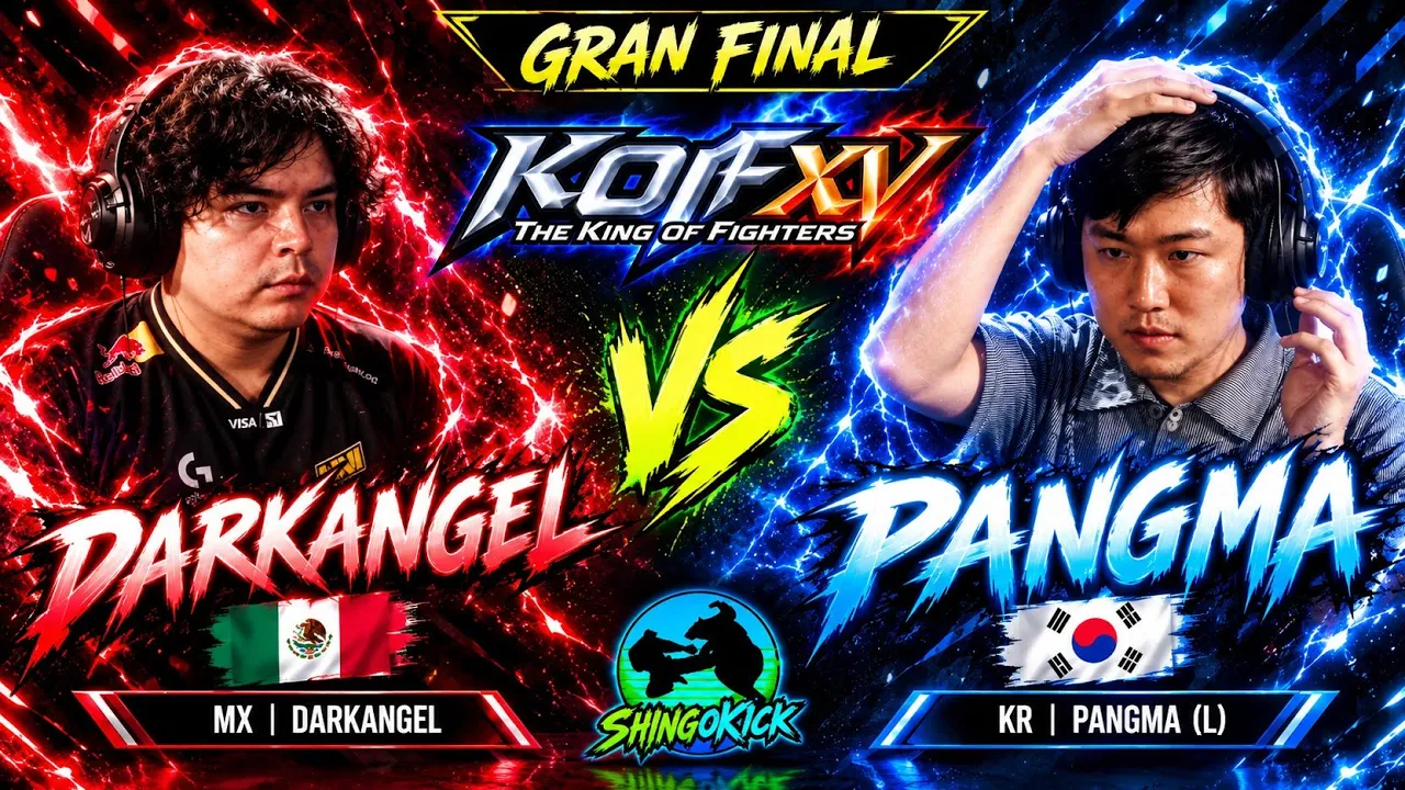 🔥Venganza en la GRAN FINAL👺🔥 DarkAngel 🇲🇽 🆚 Pangma 🇰🇷 Torneo UFA 2026 #kofxv