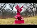 The HERE Stainless Steel Sculpture in Gary Indiana
