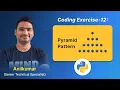 P92 - Pyramid Pattern Programming Easy Tutorial for Beginners