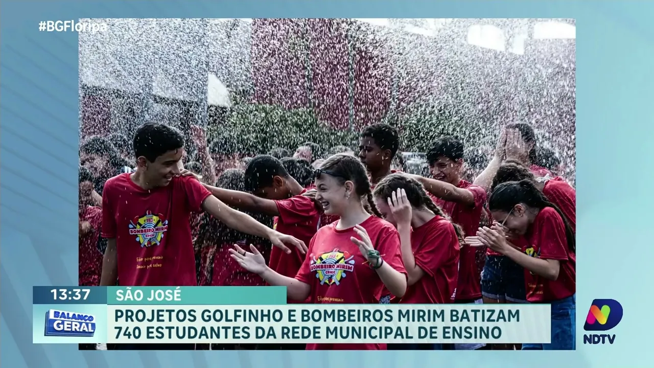 Cidadãos do futuro: projetos Golfinho e Bombeiros Mirins formam 740 estudantes em São José