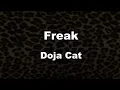Lagu Karaoke♬ Freak - Doja Cat 【No Guide Melody】 Instrumental