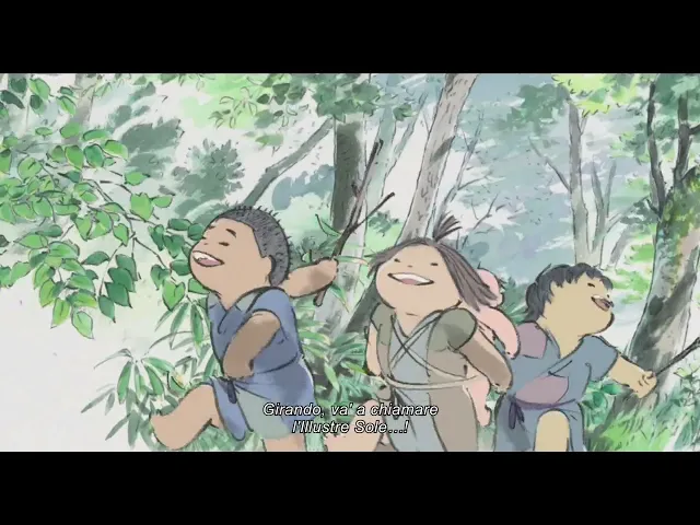La storia della principessa splendente di Isao Takahata | Clip 'Gemma di Bambù'