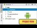 Project View in Android Studio Complete Series with Source code