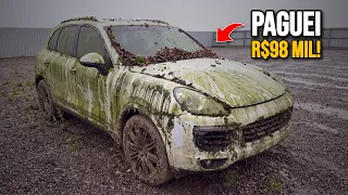 COMPREI um PORSCHE por R$98 MIL no LEILÃO... E ele NÃO DÁ um SINAL de VIDA!