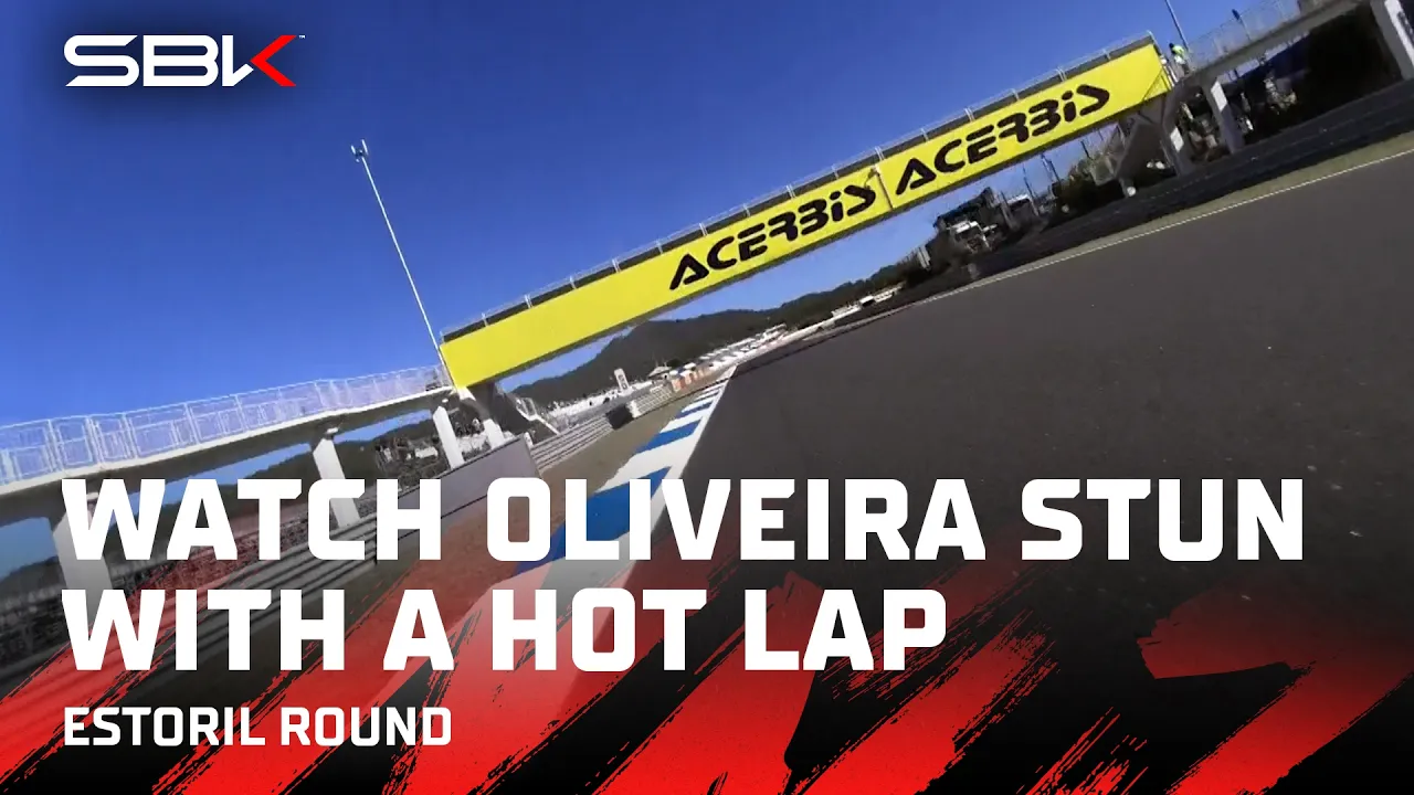 UNMISSABLE: Home hero Oliveira goes for a flying lap at Estoril 🚀 | 2026 #EstorilWorldSBK 🇵🇹