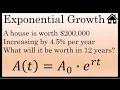 Exponential Growth Word Problem