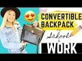Best Convertible Backpack Purse for School and Work Amelia Fossil Bag