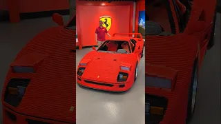 Life-Size LEGO Ferrari at LEGOLAND California #legolandcalifornia #lego #ferrari