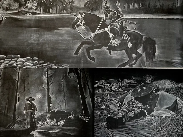 Ghost Of Tsushima Timelapse Chalk Drawing Marathon!