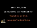 Loser - Tame Impala (Karaoke Songs With Lyrics - Original Key)