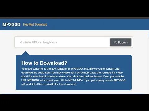 Download MP3 How to Download in Mp3goo (Step by Step) The best Mp3 Search Engine