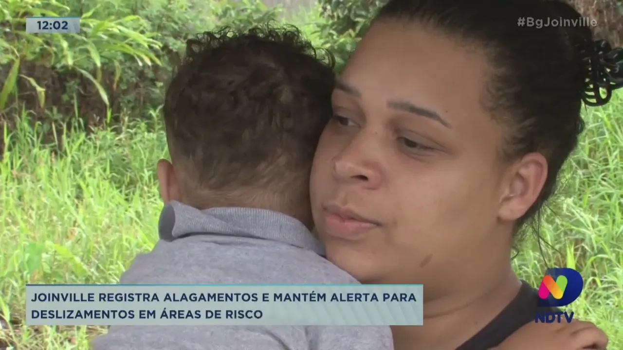 Joinville registra alagamentos e mantém alerta para deslizamentos em áreas de risco