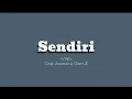 Download Lagu Sendiri -vlab- Ost. AsmaraGenZ (Lyrics)