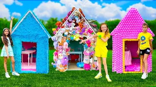 ناستيا وأصدقائها يلعبون ألعاب ا وتحديات إبداعية تجميع لمدة 1 ساعة 