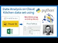 Data Analysis using Python - PivottableJS Cloud Kitchen Jupyter Business Intelligence