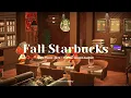 Fall Starbucks Soft Piano Jazz Background Chatter Study Work Music Animal Crossing Ambience