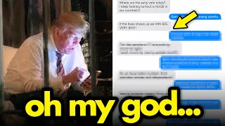 Trump’s desperate texts just leaked..