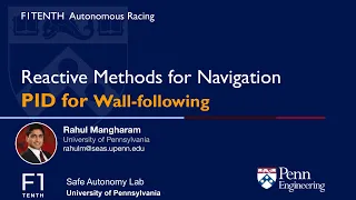F1TENTH L04 - PID Control for Wall Following