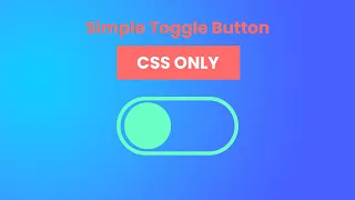 Toggle Button CSS ONLY CoCheat Tutorial