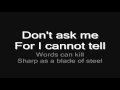 Arch Enemy - Secret (lyrics) HD
