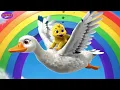 Potong Bebek Angsa 🪿 Bebek Berenang Lucu ~ Bebek Warna Warni ~ Lagu Anak Indonesia Populer