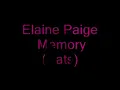 Elaine Paige Memory Cats Lyrics   YouTube