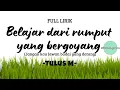 Download Lagu Belajar dari rumput yang bergoyang - Tulus M. full lirik #laguviral #viral #tiktok #fypシ゚viral