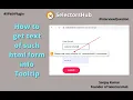 How to get text of tooltip for email validation in selenium interview question