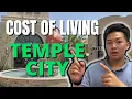 What is the Cost of Living in Temple City CA 2022