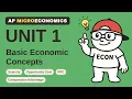 AP Micro Unit 1 Basic Economic Concepts Full Unit in One