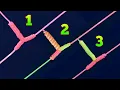 Super easy way to tie T knot | Fishing knots