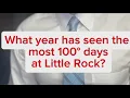 100-degree history of Little Rock Weather with Nathan Scott