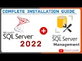 How to Install Microsoft SQL Server 2022 SQL Server Management Studio SSMS 19 on Windows 10 11