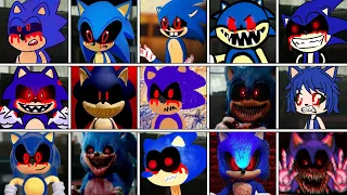 Sonic The Hedgehog Movie - Sonic EXE Uh Meow All Designs Compilation 11
