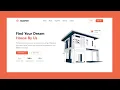 Real Estate Website Design using HTML CSS and JavaScript