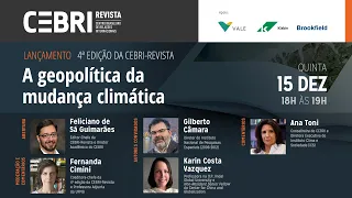 Lançamento 4ª edição CEBRI-Revista | A geopolítica da mudança climática