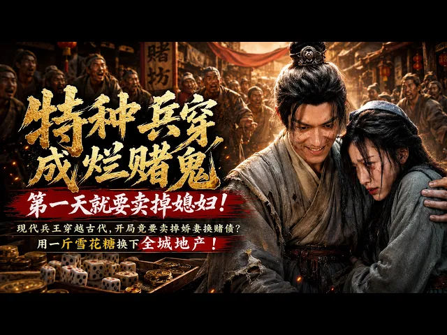 現代兵王穿越古代，開局竟要賣掉嬌妻換賭債？用一斤雪花糖換下全城地產！