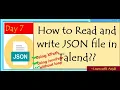 Day 7 How to read JSON files in Talend Using both options Xpath JsonPath Talend Tutorial