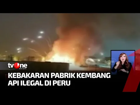 Lima Orang Tewas di Pabrik Kembang Api Ilegal di Peru